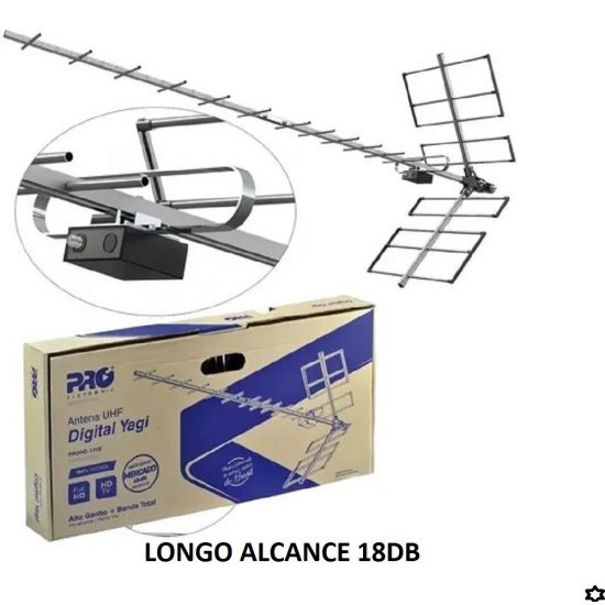 Antena Externa Yagi Elem Prohd Proeletronic Duque Eletr Nica