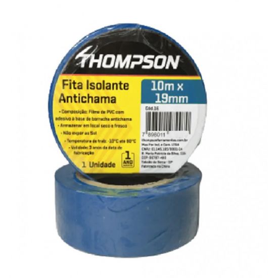 FITA ISOLANTE ANTICHAMA THOMPSON AZ 10 MTS