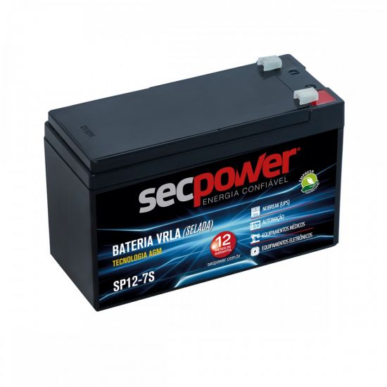 BATERIA SELADA 12V 7AH FCI 575 NOBREAK SECPOWER