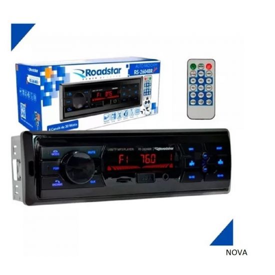 AUTO RADIO BT 4X30W RS2604BR ROADSTAR