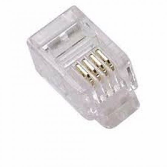 CONECTOR RJ11 4X4  4 VIAS FONE TELEFONE