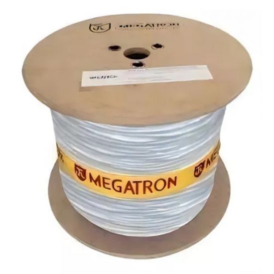 FIO COAXIAL RG59 67% BOBINA 300 MTS MAEGATRON CABO COAXIAL BOBINA 300 METROS