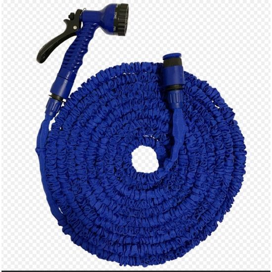 MANGUEIRA MAGICA LATEX 22 MTS AZUL CONECTOR ABS KEPPER