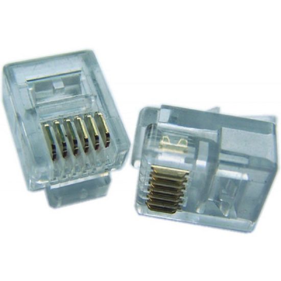 CONECTOR RJ12 4X6 6 VIAS USADO EM PX