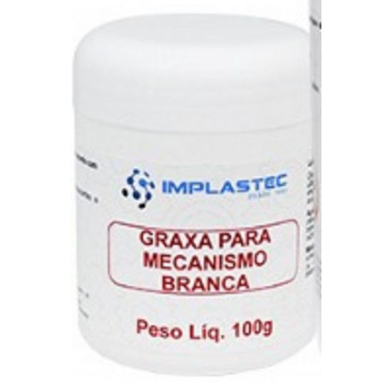 GRAXA MECANISMO BRANCA 100G IMPLASTEC