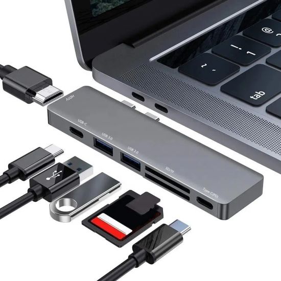 HUB USB TIPO C PARA HDMI 7 EM 1 3.0