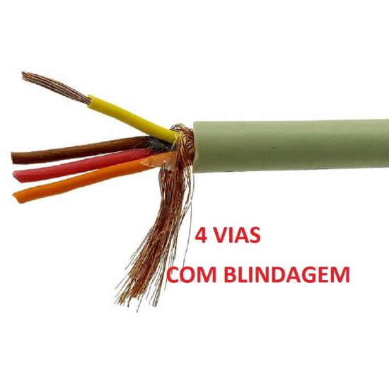 FIO MANGA 4X26 AWG COM BLINDAGEM X100