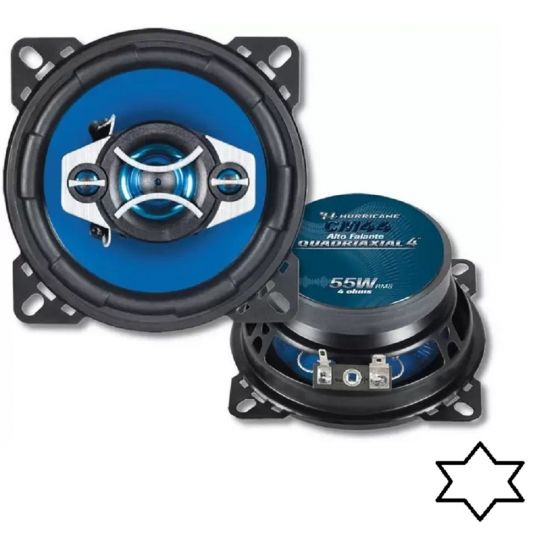 ALTO FALANTE 4" QUADRIAXIAL 55W CM4 HURRICANE