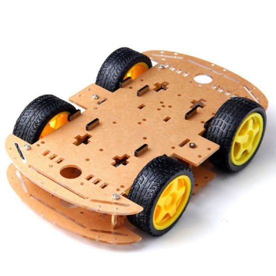 CHASSI 4WD PLATAFORMA ROBOTICA COM 4 RODAS