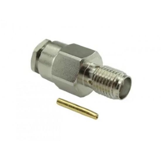 CONECTOR SMA FÊMEA RETO CABO PRENSA RGC58 3043 KLC