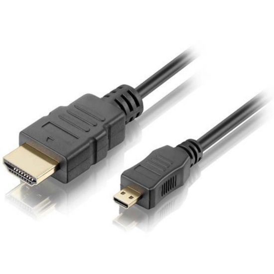 CABO HDMI MICRO HDMI  2 MTS GOLD 1.4 PRETO