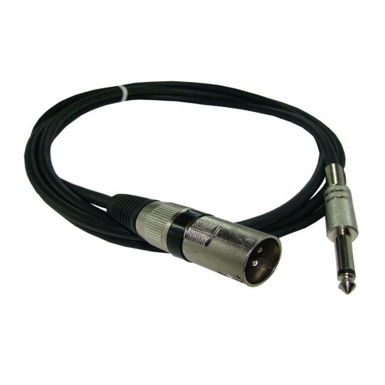 CABO SIMPLES P10 + XLR CANNON MACHO 5MTS ALLTECH