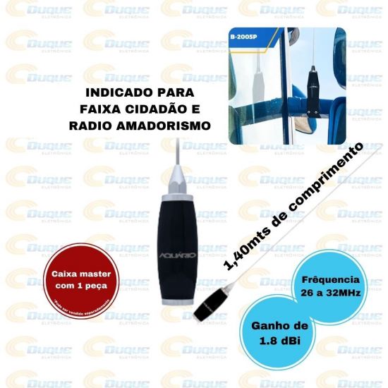 ANTENA MOVEL BOBINADA B-2005P AQUARIO