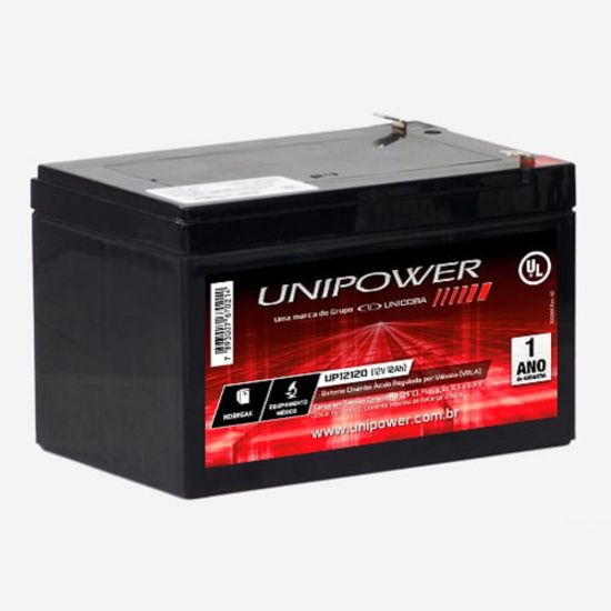 BATERIA SELADA 12V 12A UP12120 UNIPOWER