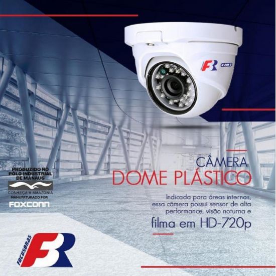 CAMERA BNC PLASTICO 720P 2,8MM 25M FS-PDF1M FBR