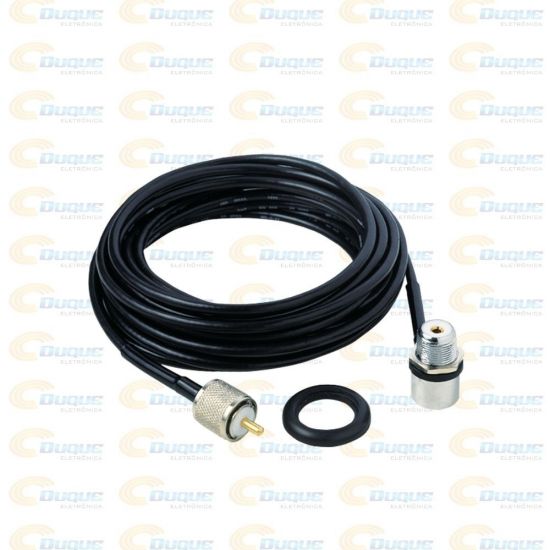 CABO RG58 CONECTOR UHF 5,5MTS M-802K AQUARIO