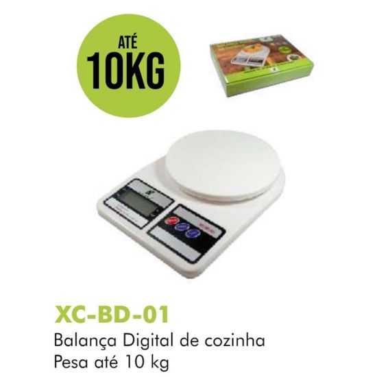 BALANCA DIGITAL DE PRECISAO 10 KG ( COR BRANCO)