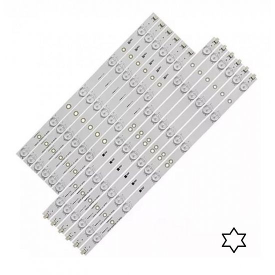 KIT 12 BARRA DE LED PHILIPS 42PFL3508G/78 42PFL3508 42PFL3508G