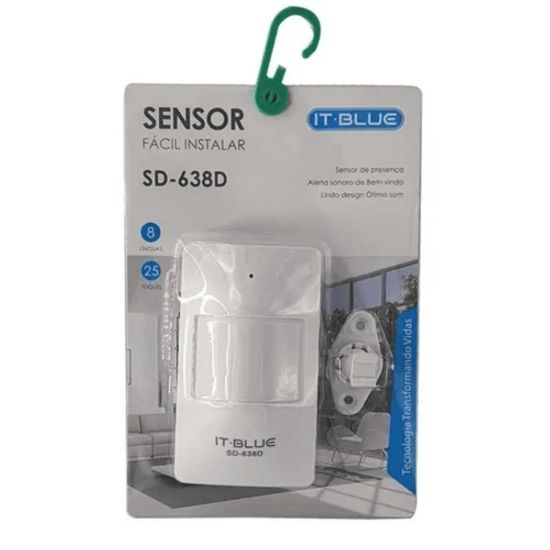 SENSOR DE PRESENCA SD-638D IT BLUE