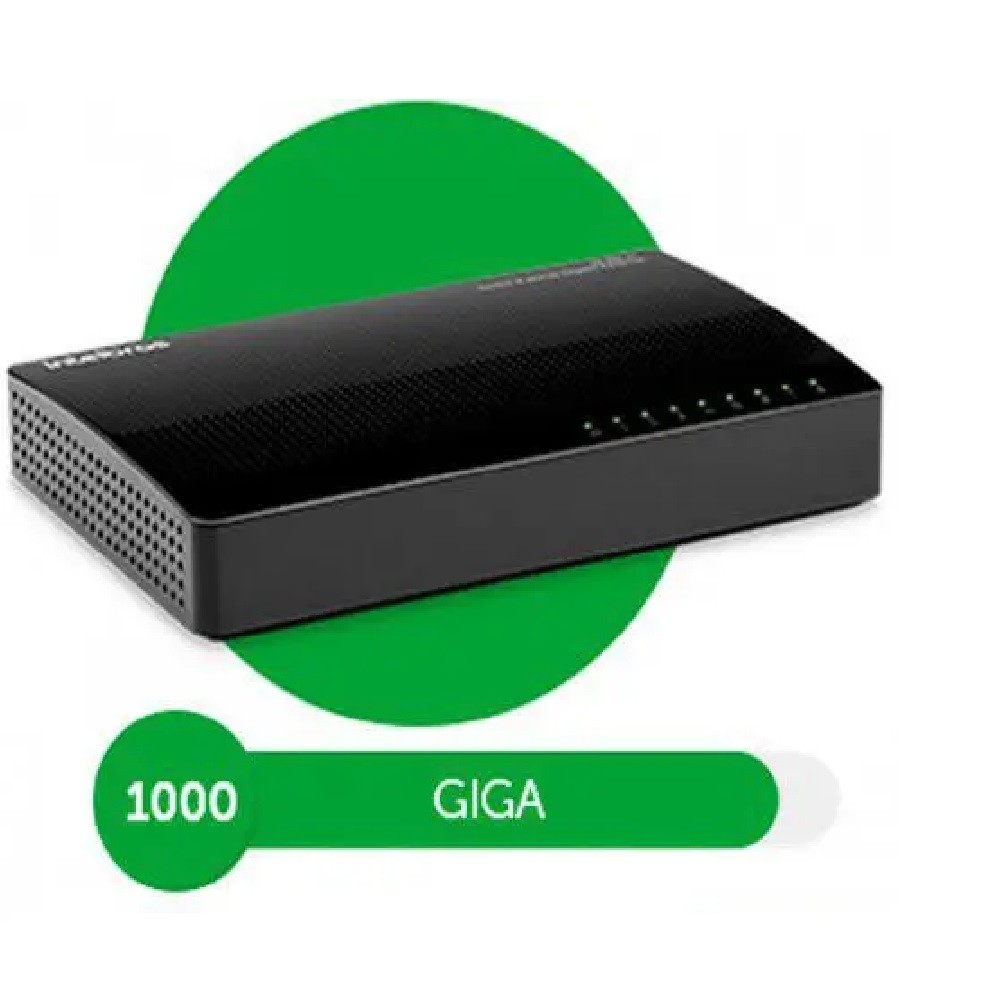 Switch Intelbras 8 Portas GIGA SG 800 Q+